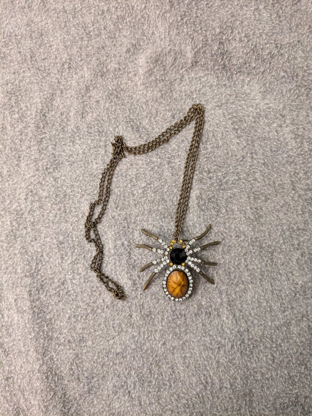 New! 2" Spider Pendant Necklace